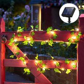 BOTC Tuinverlichting met Klimop slinger - 100 Solar LED - 10m - Ivy League - Groen