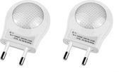 2 Stuks LED Nachtlampje | Wit | Economisch | Duurzaam |Nachtlamp | Kinderlamp | Stopcontact lamp | Slaapkamer