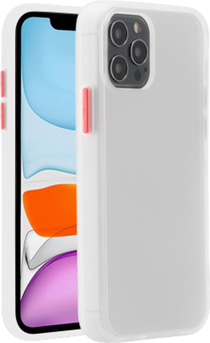 Skylos Original – Apple iPhone 12 Pro Max hoesje – Wit – iPhone hoesje