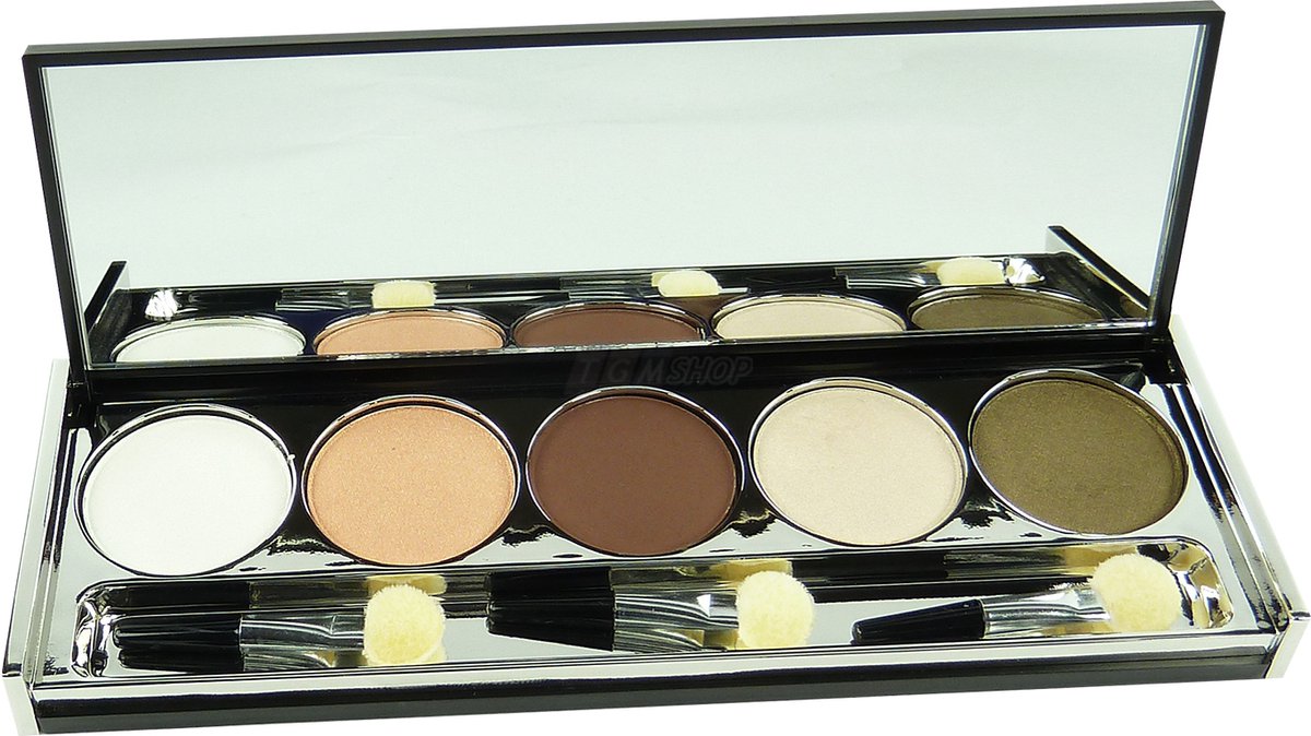 Auriege Paris 5 Fards à Paupières - Eyeshadow Palette - Make-Eye - 8.5g - harmonie