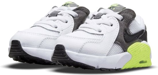 Nike Sneakers - Maat 26 - Unisex - wit/grijs/zwart/geel