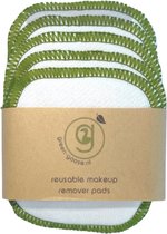 green-goose® XL Make-Up Pads | 10 cm | Gezichtreinigingsdoek | 5 Make-Up Remover Pads | Duurzaam | Zacht