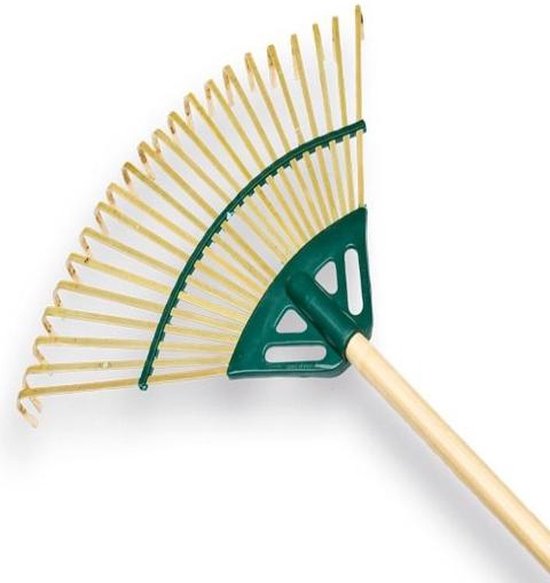 Synx Tools Gazonhark Bamboe hark - Bladhark - Bodembewerkers - Harken - Gazon 460x330 mm - Incl. Steel 140 cm van Synx Tools — afbeelding 4