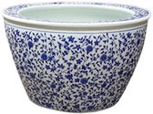 The Ming Garden Collection | Chinees Porselein | Grote Fleurige Bloempot | Blauw & Wit
