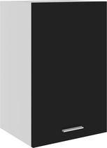 vidaXL Hangkast 39,5x31x60 cm spaanplaat zwart