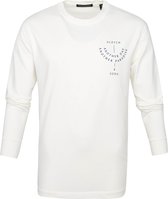 Scotch and Soda - Longsleeve T-shirt Wit - Maat L - Modern-fit