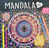 Mandala kleurboek voor volwassenen met 72 kleurplaten