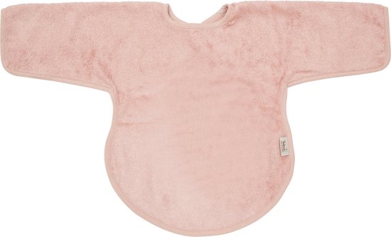 Bavoir à manches Misty rose 36x34cm - Timboo