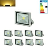 8 x LED Schijnwerper 20W Warm Wit