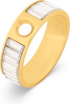 Melano Vivid - Ring - Goudkleurig - maat 58 - Verena cz