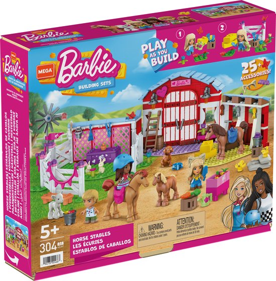 Mega Barbie Paardenstal - | bol.com