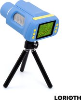LORIOTH® Digitale Verrekijker - Telescoop en Microscoop 2-in-1 - Draagbare Microscoop - Met PC Ondersteuning - Blauw