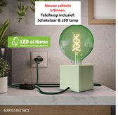 LEDatHOME – Tafellamp | Design KLANT | inclusief LED lamp en snoerschakelaar.