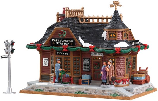 Lemax - East Junction Station - B/o Led - Kersthuisjes & Kerstdorpen
