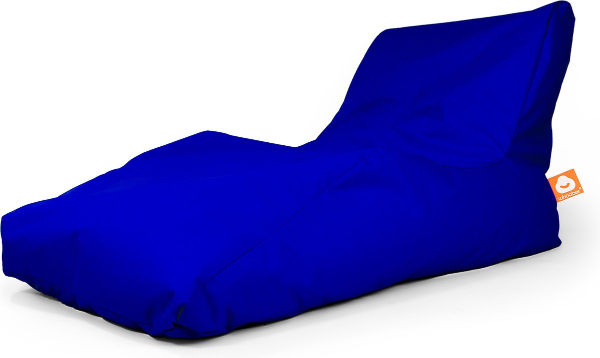 Whoober loungestoel zitzak Bali XL outdoor kobalt blauw - Wasbaar - Voor binnen en buiten