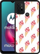 Motorola Moto G10 Hardcase hoesje Ice cream - Designed by Cazy