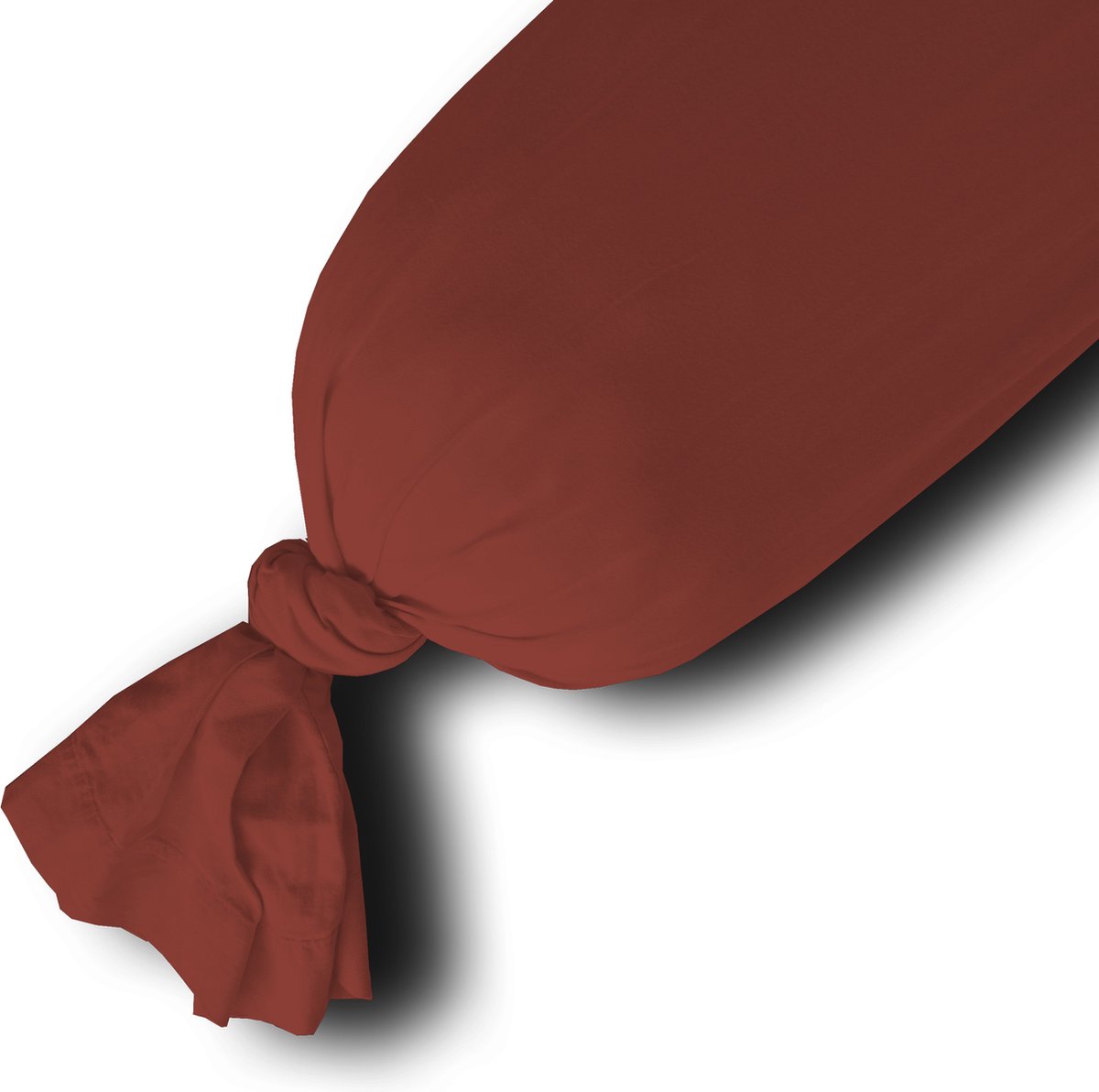 Guling-sleeve - Kussensloop Terracotta, 185cm, 100% Katoen, Geschikt voor Guling XL, Luxe en Soft, Zachte Slaapervaring