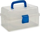 Pincello Opbergbox 6 Liter 27 X 17,5 Cm Transparant/blauw