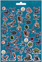 Jurassic World Stickervel Junior 21,5 X 14,5 Cm Turquoise