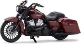 Harley Davidson 2017 Road King Special (Donkerrood) (15 cm) 1/18 Maisto - Modelmotor - Schaal model - Model motor - harley davidson schaalmodel