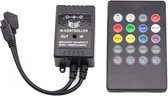 Muziekgestuurde RGB controller - Met afstandsbediening - 20 knoppen