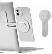 Laptop Mobiel Mount Voor Iphone 12 Serie, Inklapbare Metalen Pasta Base Kantoor Monitor Magnetische Houder Passen Aan Magsafe