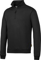 Snickers ½ Zip sweatshirt  - Workwear - 2818 - zwart - maat M