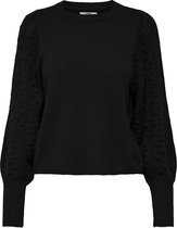 Jacqueline de Yong Trui Jdyclara L/s Pullover Knt 15241371 Black Dames Maat - XS