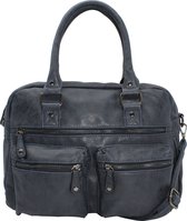 Nuba Design - Western Bag - Schoudertas / Handtas / shopper - Dames Tas - Grote formaat - Blauw