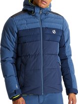 Dare 2b Denote Wintersportjas - Maat XXL  - Mannen - navy/geel