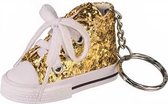sleutelhanger | glitter | schoen | goud