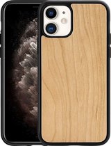 iPhone 11 Hoesje Hout - Echt Houten Telefoonhoesje voor iPhone 11 - Wooden Case iPhone 11 - Mobiq iPhone 11 Hoesje Echt Hout kersen