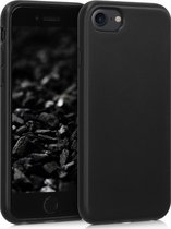 iPhone SE (2022) / iPhone SE (2020) / iPhone 8 / iPhone 7 Eco Hoesje - Flexibel Telefoonhoesje Bio Degradable - Mobiq Flexibel Eco Hoesje zwart - Geschikt voor iPhone SE (2022) / i