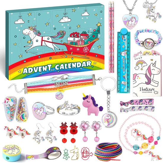 DEWUR Adventskalender 2023 meisjes vrouwen kerstkalender tieners dames
