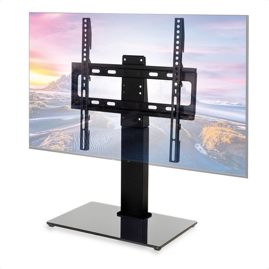 Auronic TV Standaard - TV Voet - Draaibaar - Verstelbaar - Kantelbaar - 26 tot 55 inch - Zwart - Auronic