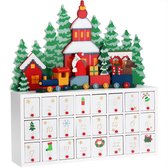 Deubois Adventskalender landschap met compartimenten voor zelf vullen