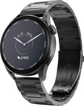 Belesy® NUMBER 3 - Smartwatch Heren – Smartwatch Dames - Horloge – Stappenteller – Calorieën - Hartslag – Sporten - Splitscreen - Kleurenscherm - Full Touch - Bluetooth Bellen – St