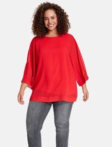 SAMOON T-shirt met 3/4 mouwen