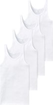 Heren onderhemd - Wit - 4 Pack - Maat XXXL 10