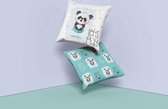 Sierkussen Panda play - Decoratie babykamer - Babykamer accesoire - 60 x 60 cm