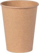 Use.green Beker van Kraftpapier met PLA-laag, 100% composteerbaar, Milieuvriendelijk papier, Ideaal voor Restaurants, Picknick, Take-Outs, To Go Ontbijt, Lunch, Diner, 500 ml, 13.4 x 9 x 5.6 cm - 50 stuks