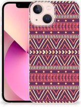Telefoonhoesje geschikt voor iPhone 13 mini Leuk TPU Backcase Aztec Purple