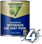 Boonstoppel Garantie Interieur Lak Mat PU/AC 1 liter  - RAL 9010