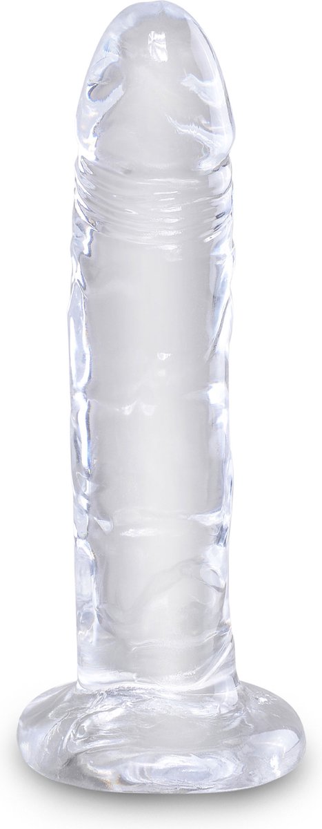 King Cock - Dildo - 15 cm - Transparant