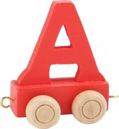 treinletter A rood 6,5 cm