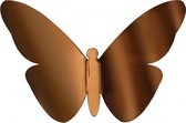 muurstickers Bronze Butterflies junior 9 stuks