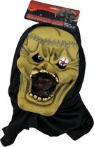 Halloween Masker latex met kap ‘Monster’ – bedekt het gehele hoofd