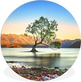 Wall Circle - Wall Circle Indoor - ⌀ 150 cm - Plastique - Nouvelle-Zélande - Arbre - Lac
