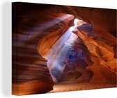 Canvas - Schilderij - Grand Canyon - Licht - Stenen - Amerika - Grot - Canvas doek - Schilderijen op canvas - 30x20 cm - Muurdecoratie
