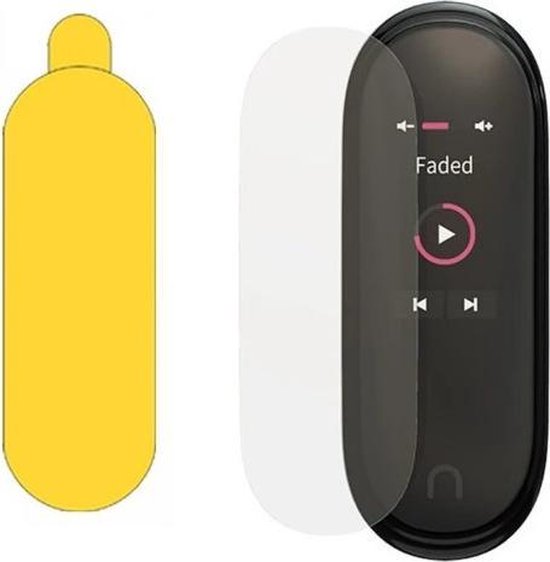 DrPhone XMB Xiaomi Mi Band 5 TPU PET Screenprotector Beschermende Film Beschermer tegen krassen - Transparant